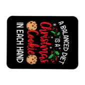 Christmas Cookie Funny Xmas Holiday Gift Magneet (Horizontaal)