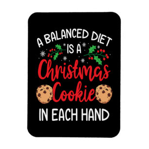 Christmas Cookie Funny Xmas Holiday Gift Magneet