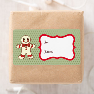 Christmas Cookie Gift Label Labels