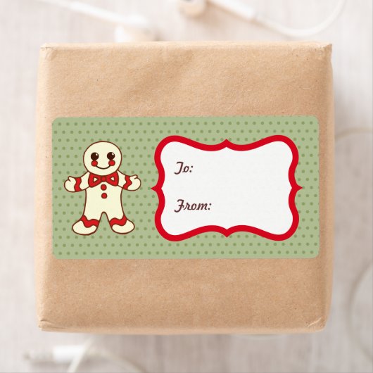 Christmas Cookie Gift Label Labels (Insitu)