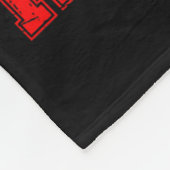 Christmas Cookie Inspector Xmas Santa Bigfoot Funn Fleece Deken (Hoek)