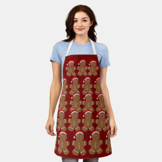 christmas cookie kitchen apron schort