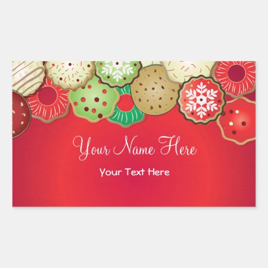Christmas Cookie Label (Voorkant)