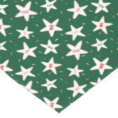 Christmas Cookie Pattern Korte Tafelloper (Hoek)