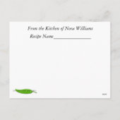 Christmas Cookie Recept Kaart (Achterkant)