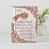 Christmas Cookie Swap Fun Gingerbread Kaart (Staand voorkant)