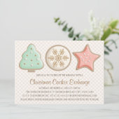  CHRISTMAS COOKIE SWAP-INVITATIES KAART (Staand voorkant)