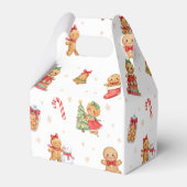 Christmas Cookie Sweet One 1st Birthday Party Bedankdoosjes (Achterkant)