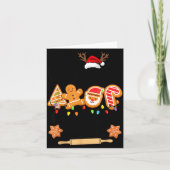 Christmas Cookie Tester Family Baking Team Cookie  Kaart (Voorkant)