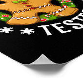 Christmas Cookie Tester Men Women Kids Youth Poster (Hoek)