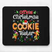 Christmas Cookie Tester Taster Baking Crew Toddle Muismat (Voorkant)