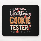 Christmas Cookie Tester Taster Baking Crew Toddle Muismat (Voorkant)