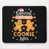 Christmas Cookie Tester Taster Baking Crew Toddle  Muismat (Voorkant)