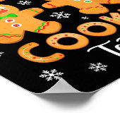 Christmas Cookie Tester Taster Baking Crew Toddle Poster (Hoek)