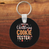Christmas Cookie Tester Taster Baking Crew Toddle  Sleutelhanger (Voorkant)