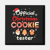 Christmas Cookie Tester Taster Baking Crew Toddler Magneet (Voorkant)