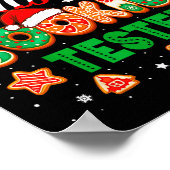 Christmas Cookie Tester Taster Baking Crew Toddler Poster (Hoek)