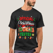 Christmas Cookie Tester Taster Baking Crew Toddler T-shirt (Voorkant)