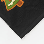 Christmas Cookie Tester Taster Funny Family Baking Fleece Deken (Hoek)