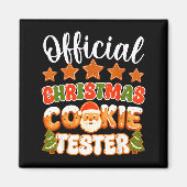 Christmas Cookie Tester Taster Funny Family Baking Magneet (Voorkant)