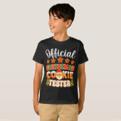 Christmas Cookie Tester Taster Funny Family Baking T-shirt (Voorkant volledig)