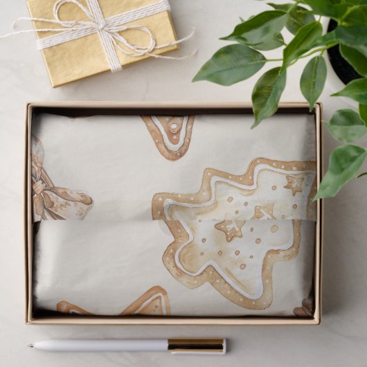 Christmas Cookie Tissue Paper Tissuepapier (Geschenk)