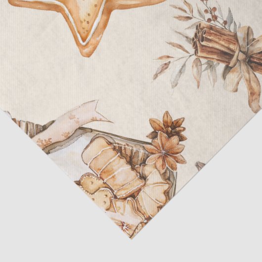 Christmas Cookie Tissue Paper Tissuepapier (Detail)