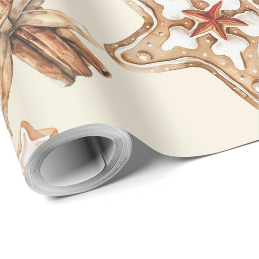 Christmas Cookie Wrapping Paper Cadeaupapier (Rol Hoek)