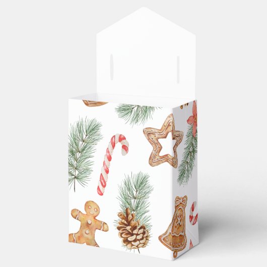 Christmas Cookie Wreath Baby shower Bedankdoosjes (Geopend)