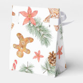 Christmas Cookie Wreath Baby shower Bedankdoosjes (Achterkant)