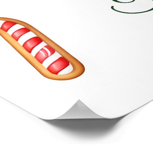 Christmas Cookies and Cocoa Party Welcome Poster (Hoek)