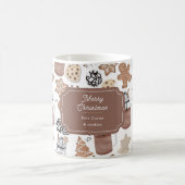 Christmas Cookies and Hot Cocoa Holiday Baking Koffiemok (Center)