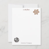 Christmas Cookies and Hot Cocoa Holiday Baking Notitiekaartje (Voorkant)