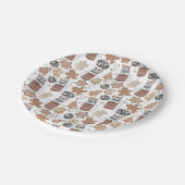 Christmas Cookies and Hot Cocoa Holiday Baking Papieren Bordje (Gekanteld)