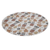 Christmas Cookies and Hot Cocoa Holiday Baking Snijplank (Hoek)