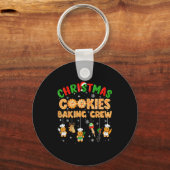 Christmas Cookies Baking Crew Funny Cookie Family  Sleutelhanger (Voorkant)