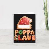 Christmas Cookies Baking Ppa Claus Family Matching Kaart (Voorkant)
