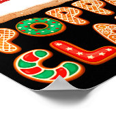 Christmas Cookies Baking Ppa Claus Family Matching Poster (Hoek)