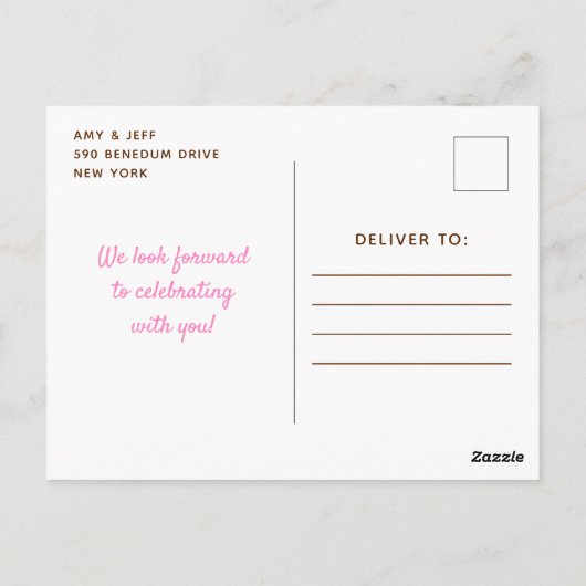 Christmas Cookies Birthday Party Pink and Green Briefkaart (Achterkant)