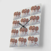 **CHRISTMAS COOKIES** CLOCK VIERKANTE KLOK (Hoek)