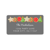 CHRISTMAS COOKIES ETIKET (Voorkant)