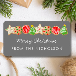 CHRISTMAS COOKIES ETIKET