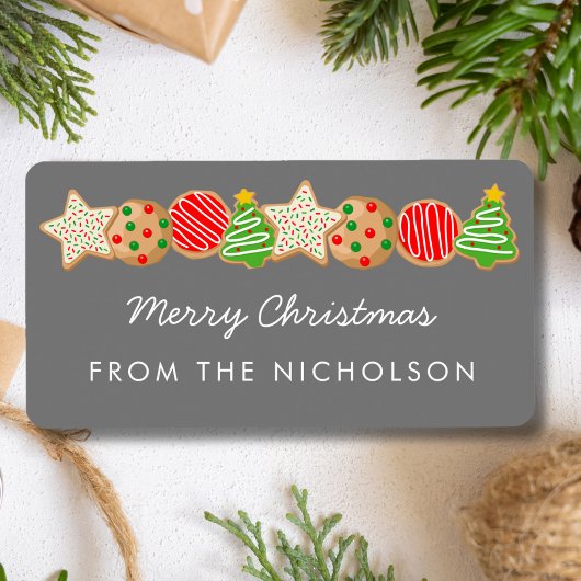 CHRISTMAS COOKIES ETIKET