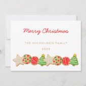 CHRISTMAS COOKIES FEESTDAGENKAART (Voorkant)