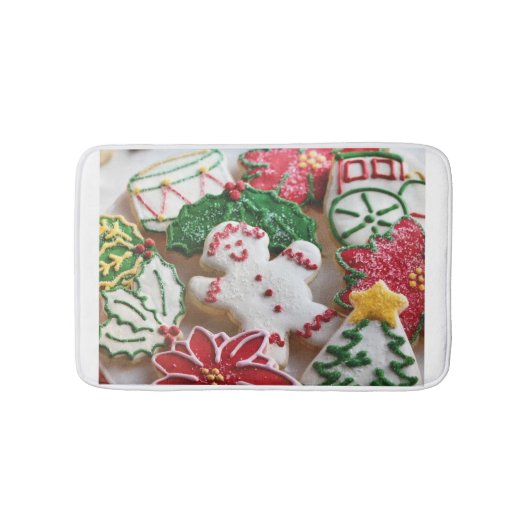 *** CHRISTMAS COOKIES GALORE * * CHRISTMAS BATH MA BADMAT (Voorkant)