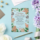 Christmas Cookies Holiday Baking Cookie Swap Acryl Uitnodigingen (Insitu (Huwelijk))