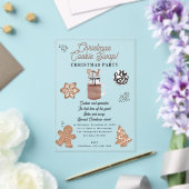 Christmas Cookies Holiday Baking Cookie Swap Acryl Uitnodigingen (Insitu (Huwelijk))