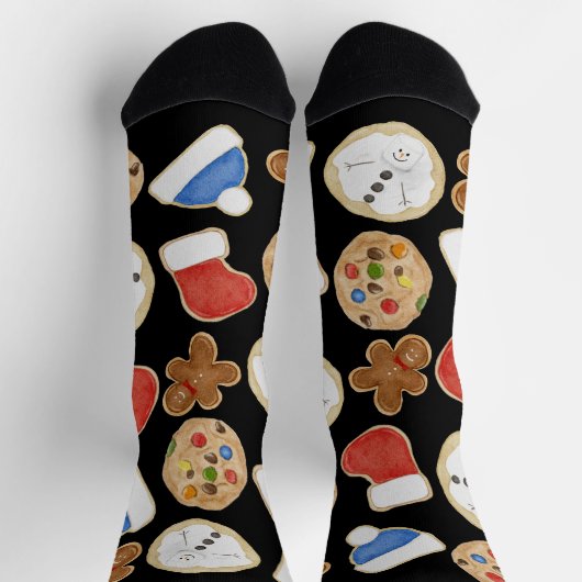 Christmas Cookies Holiday Crew Socks Sokken (Top)