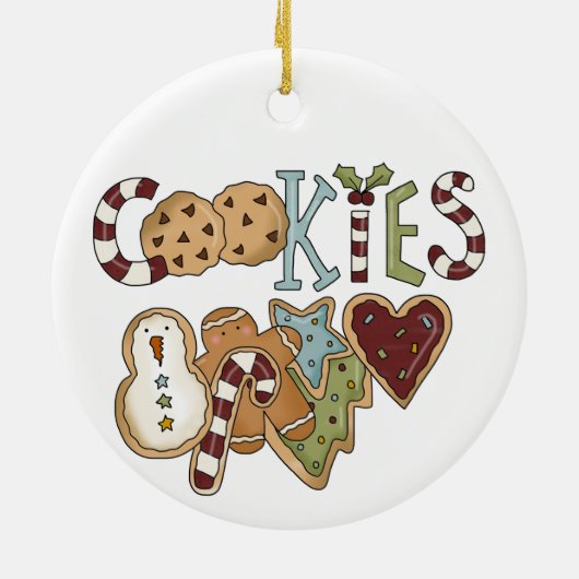 Christmas Cookies Holiday Ornament (Achterkant)