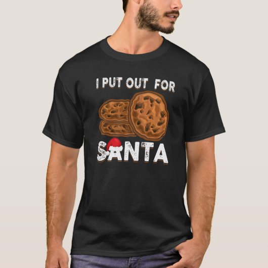 Christmas Cookies  I Put Out For Santa Xmas Pajama T-shirt (Voorkant)